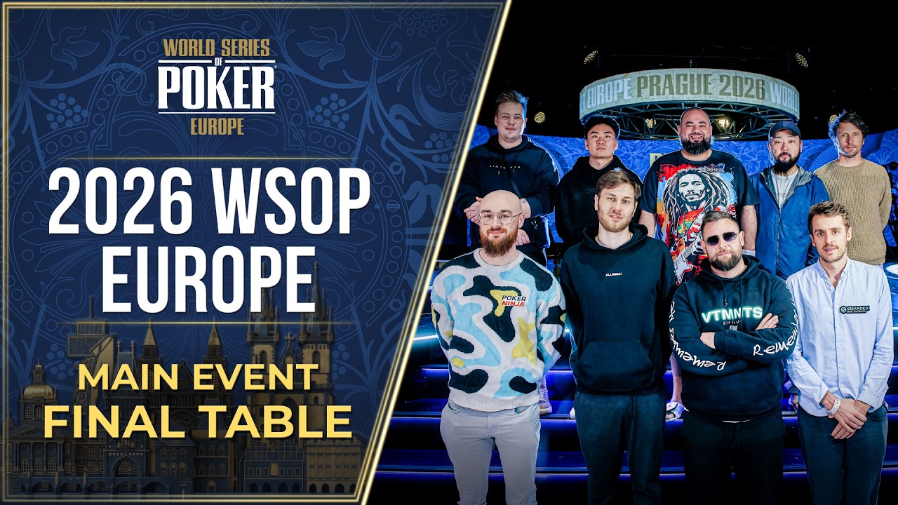 €10,000,000 GTD | WSOP Europe Main Event - Final Table (Session 2)
