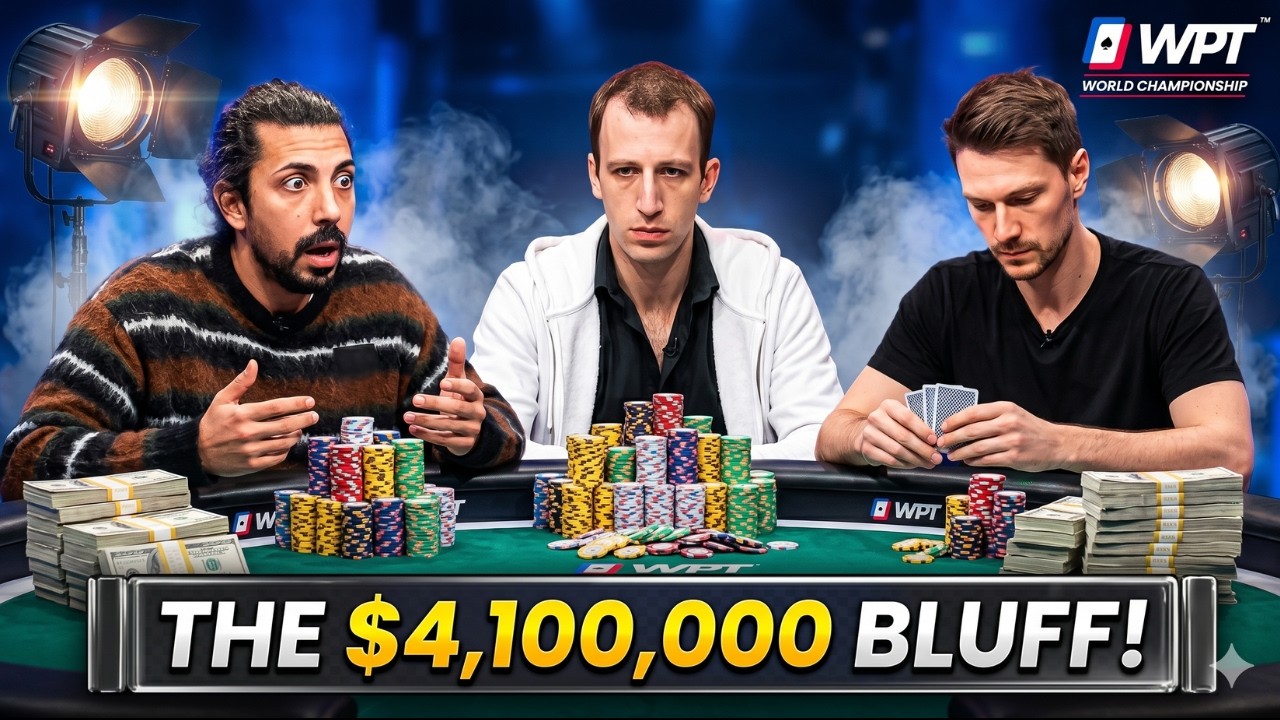 THE $4,100,000 BLUFF! Insane Ending to WPT World Championship
